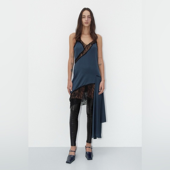 Miista ALDITH navy blue mules pumps cut out subversive designer sculpted - Picture 7 of 16